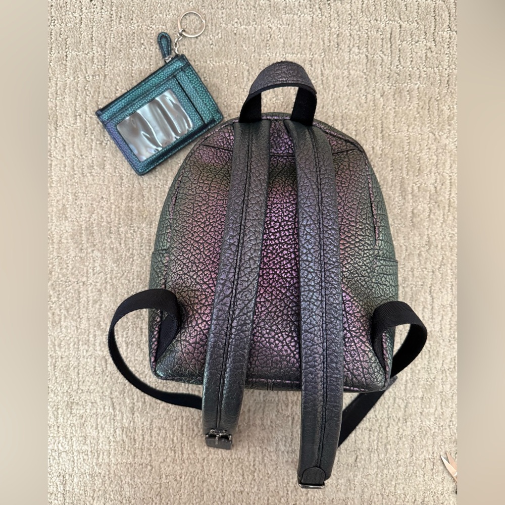 Coach RARE Hologram Mini Backpack & ID Case Set - Picture 3 of 16